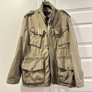 J. Crew Green Military Field Jacket Size XL